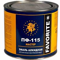 Эмаль ПФ-115 красная 0,9кг "STATUS"