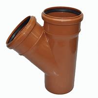 Тройник 110х110*45 ПВХ рыжий