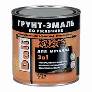 Грунт-эмаль по ржав. молот корич. 0,75л "DALI"