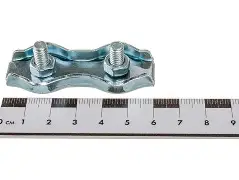 Зажим соединитель троса "DUPLEX" плоский D6