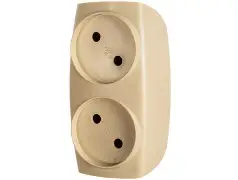 SP-2-W Эра тройник  2гн без заземления