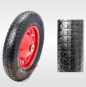 Колесо для тачки 4.00-8 резиновое 16мм посадочное