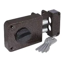 Замок накладной ЗН 1-3 медь (34873) (ЗЕНИТ)