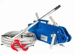 Лебедка ручная рычажная СИБИН, тросовая, 4т, 3м