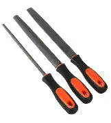 Напильник, пластиковая ручка, полукруглый 200 мм