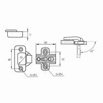 Soller 1108 90" петля мебельная (200/10!)