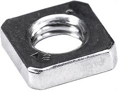 Гайка М5 квадратная, оцинк. DIN 562 (100ф), поштучно