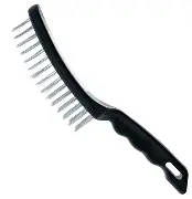 Щетка 6-ти рядная, оцинкованная стальная щетина, пластиковая рукоятка, СОЮЗ