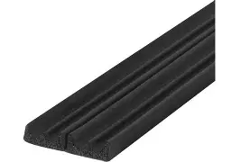 Уплотнитель самоклеящийся ADH/E-9x4mm BLACK черный 150m (43017) (FUARO)