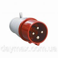 Разъем 380 ИЭК ((Вилка 024), 32А, IP 44)