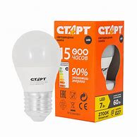 Лампа светодиодная LED 7вт Е214 теплый шар FILAMENT