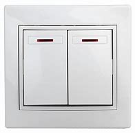 Выключатель Intro Plano 1-105-01 двухклавишный с подсветкой белый