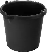 16л, ведро строительное пластмассовое, высокопрочное