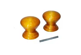 Ручка-кнопка Лиственница (46529) (ВЕЛЕС)