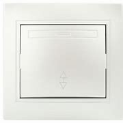 Переключатель Intro Plano 1-103-01 одноклавишный белый 