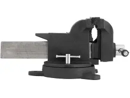 Тиски слесарные 125мм, ПОВОРОТНЫЕ УСИЛЕННЫЕ