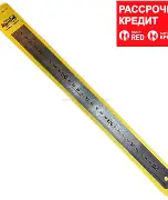 Линейка STAYER "PROFI" нержавеющая, двухсторонняя гравированная шкала, 0,3м