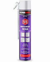 Пена монтажная PROFFLEX GREEN 50L летняя бытовая