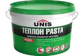 Шпатлевка полимерная готовая Юнис Pasta Теплон 5кг