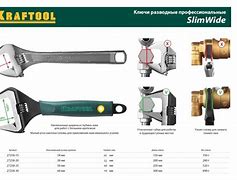 KRAFTOOL SlimWide, 200 / 38 мм, Разводной ключ
