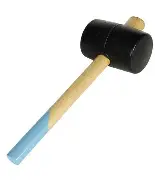 Киянка 900гр, бел. резиновый боек, обрезин. рукоятка Sturm!