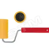 Валик прижимной резиновый, для обоев, желтый  50 мм