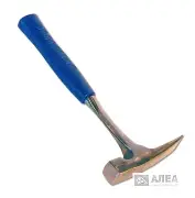 Молоток каменьщика ЦЕЛЬНОКОВАННЫЙ обрезиненная рукоятка 600гр Sturm!