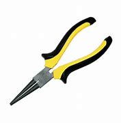 Круглогубцы "Стайл", мягкие прорезиненные ручки, молибденовое покрытие 165 мм