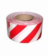 Лента сигнальная (красно-белая) 50ммх100м