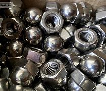 Гайка М4 колпачковая, оцинк. DIN 1587 (100ф), поштучно