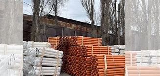 Труба 110-3,2 1м  рыжая